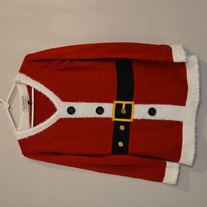 Tiara International Christmas Collection Santa Ugly Christmas Sweater Size M
